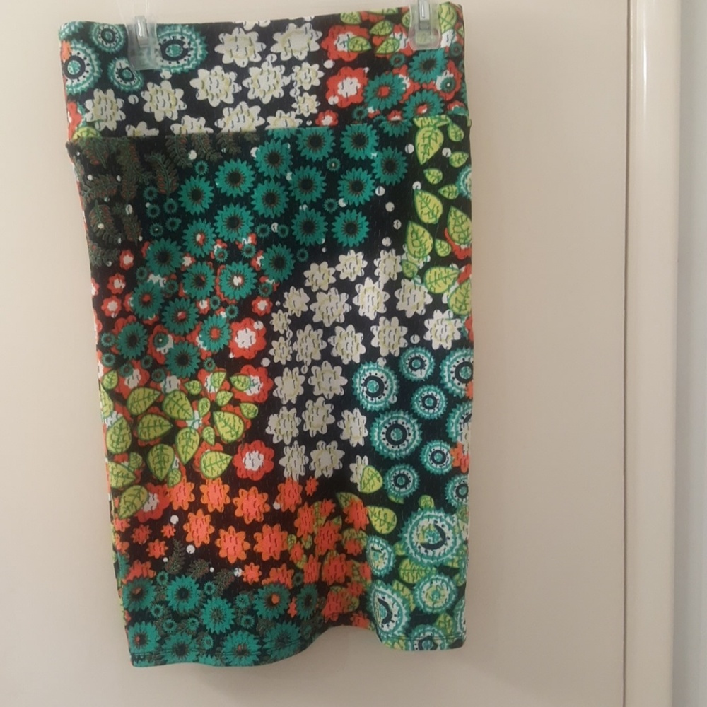 LuLaRoe Cassie Skirt Multi Color Small